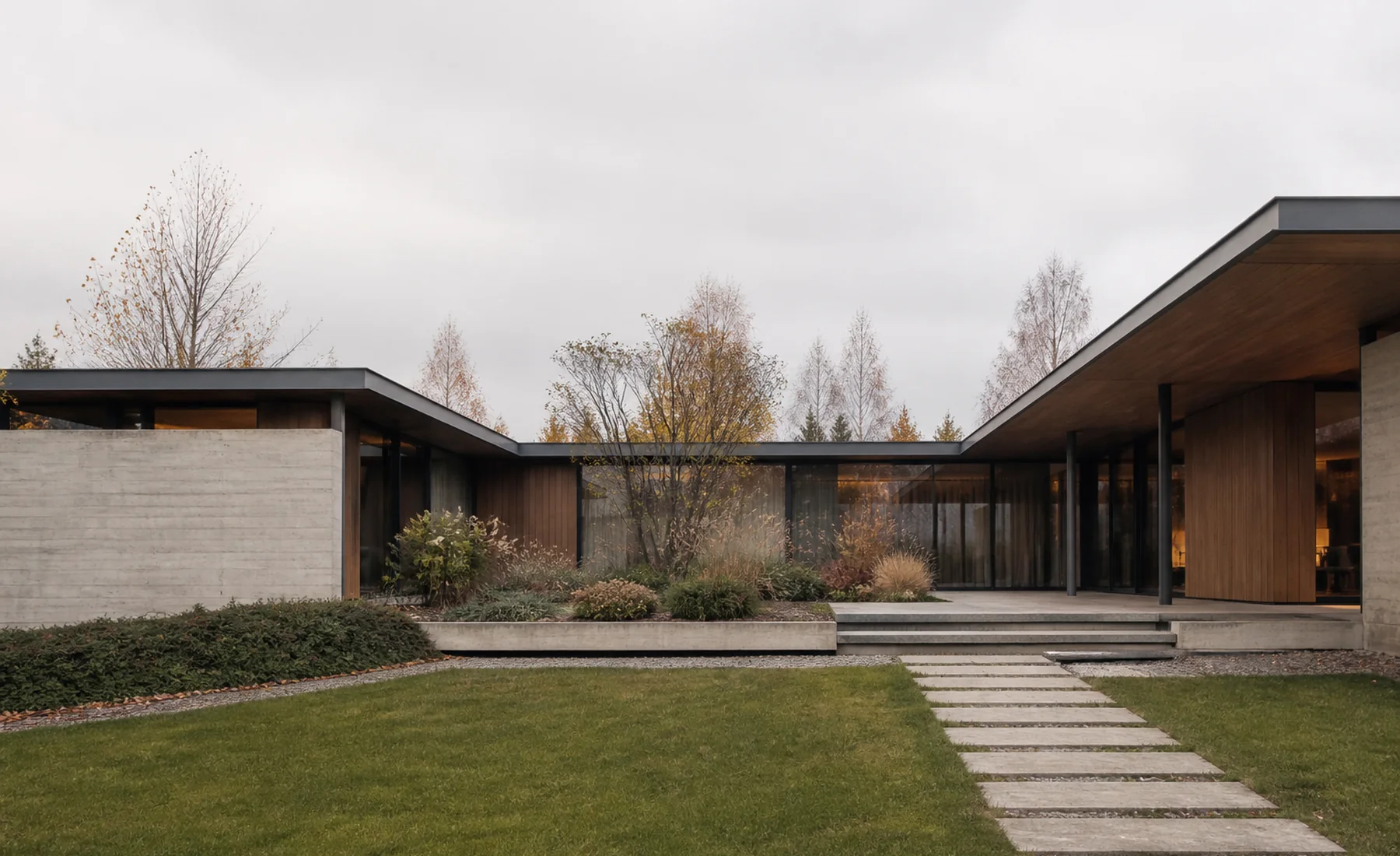 Современный загородный дом House N01